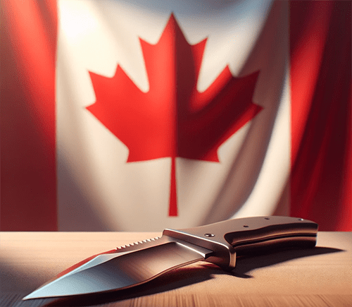 The legality of carrying a knife in Canada